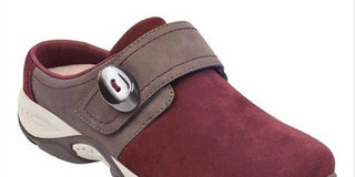 Easy Spirit Women's Strap Equip Suede Mule Shoes Red Size 6.5 M