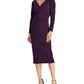 Vestido Ralph Lauren Feminino para Ocasiões Especiais, Roxo, Tamanho 10 Petite