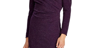 Vestido Ralph Lauren Feminino para Ocasiões Especiais, Roxo, Tamanho 10 Petite
