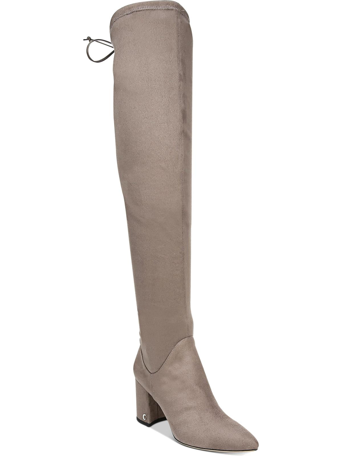 Botas femininas Circus by Sam Edelman Hanover com cadarço Signature, tamanho 8,5 M, cinza