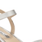 Rialto Cadis Open Toe Casual Plataforma Sapatos Femininos Prata Tamanho 9 M