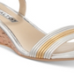 Rialto Cadis Open Toe Casual Plataforma Sapatos Femininos Prata Tamanho 9 M
