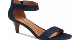 Sandálias femininas casuais Paycee com tira no tornozelo, estilo &amp; co, tamanho 12 M, azul