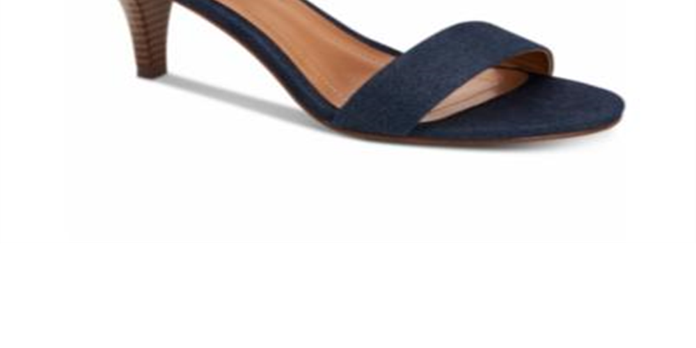 Sandálias femininas casuais Paycee com tira no tornozelo, estilo &amp; co, tamanho 12 M, azul