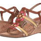 Sandália Anabela Sport Tilly Feminina Anne Klein Marrom Multi Tamanho 9,5 M