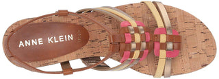 Sandália Anabela Sport Tilly Feminina Anne Klein Marrom Multi Tamanho 9,5 M