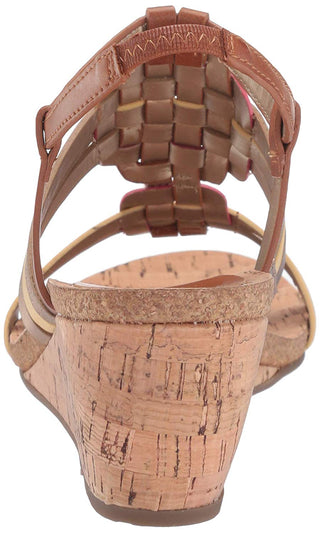 Sandália Anabela Sport Tilly Feminina Anne Klein Marrom Multi Tamanho 9,5 M