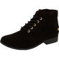 Botas femininas Charter Club Crissie com cadarço, casuais, pretas, tamanho 7,5 M