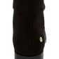 Botas femininas Charter Club Crissie com cadarço, casuais, pretas, tamanho 7,5 M