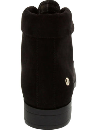 Botas femininas Charter Club Crissie com cadarço, casuais, pretas, tamanho 7,5 M