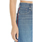 Calça jeans curta Levi's Mile High Wide Leg Feminina Azul Tamanho 28X25