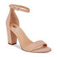 INC International Concepts Kivah Fabric Feminino Biqueira Aberta Casual Sapatos com Tira no Tornozelo Rosa Tamanho 8,5 M