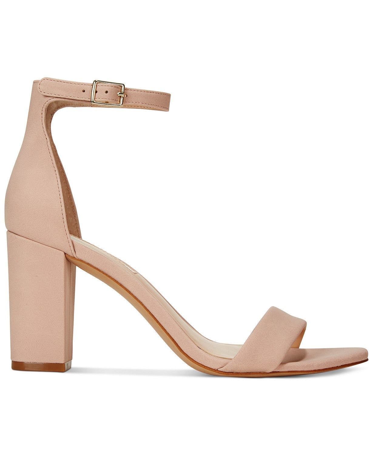 INC International Concepts Kivah Fabric Feminino Biqueira Aberta Casual Sapatos com Tira no Tornozelo Rosa Tamanho 8,5 M