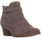 Botas femininas Giani Bernini Dorii de couro com bico amendoado, tamanho 6,5 M, cinza
