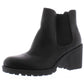 Botas femininas American Rag Morghan de couro sintético com bico redondo, pretas, tamanho 8 M