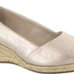 Sapatos Monique Femininos Easy Street Dourados Tamanho 9 W
