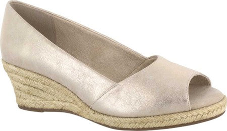 Sapatos Monique Femininos Easy Street Dourados Tamanho 9 W