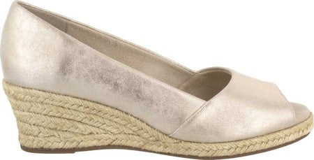 Sapatos Monique Femininos Easy Street Dourados Tamanho 9 W