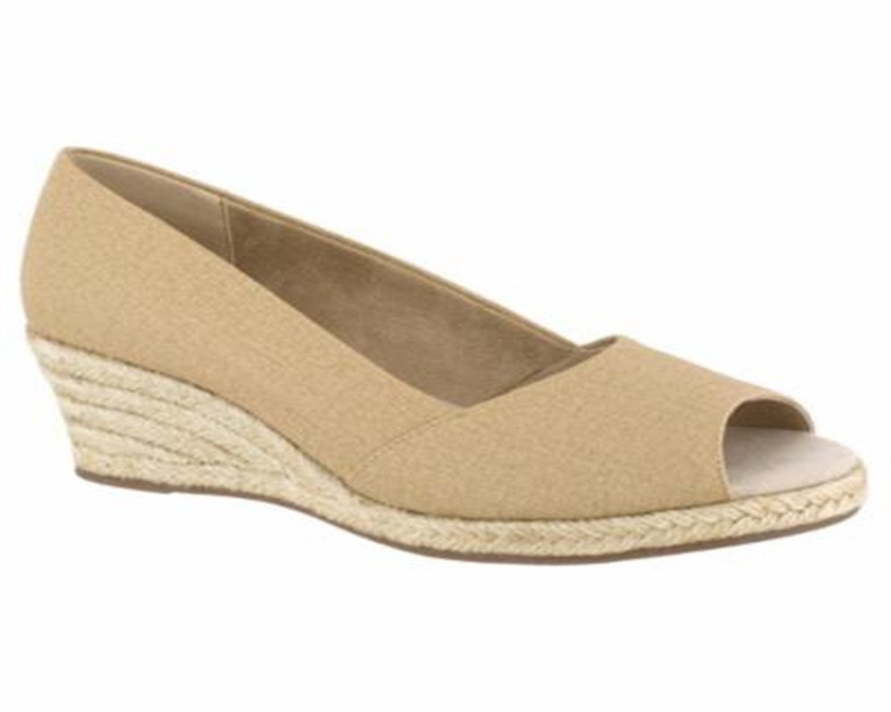 Sapatos Monique Femininos Easy Street Dourados Tamanho 9 W