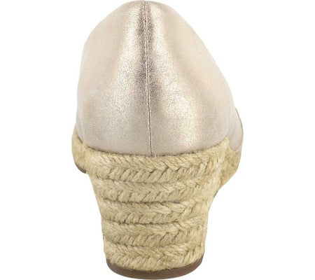 Sapatos Monique Femininos Easy Street Dourados Tamanho 9 W