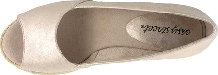 Sapatos Monique Femininos Easy Street Dourados Tamanho 9 W