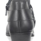 Botas femininas estilo &amp; co Winnde de couro com bico amendoado, tamanho 6,5 M, pretas