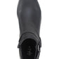 Botas femininas estilo &amp; co Winnde de couro com bico amendoado, tamanho 6,5 M, pretas
