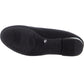 Mocassim feminino Charter Club Femmiie de tecido com bico redondo, preto, tamanho 8