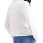 Cardigan feminino INC em pele de cordeiro, cor marfim, tamanho 2XL