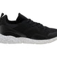 Tênis de corrida feminino Ideology Jonaas cano baixo com cadarço, preto, tamanho 8,5 M
