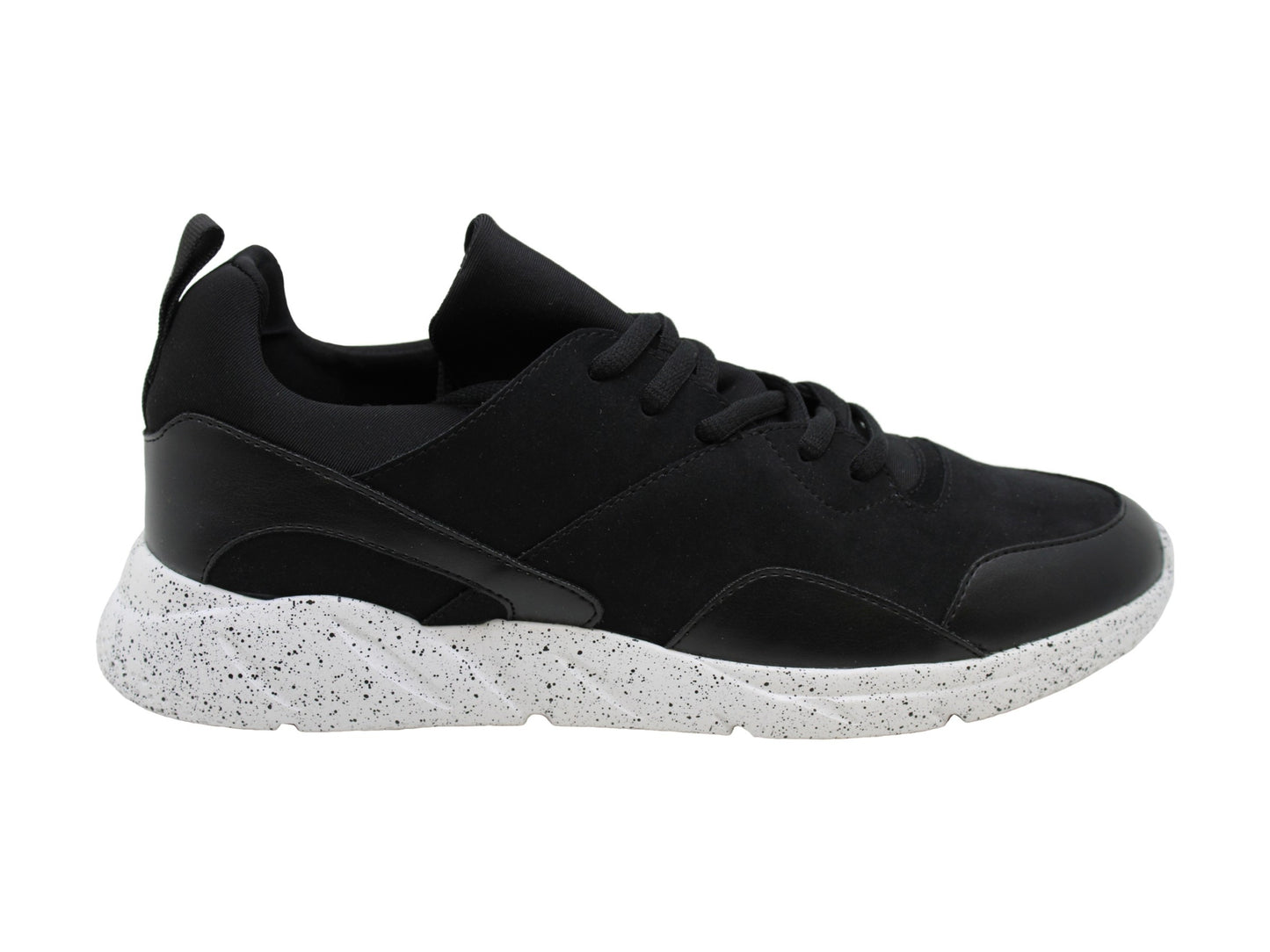 Tênis de corrida feminino Ideology Jonaas cano baixo com cadarço, preto, tamanho 8,5 M