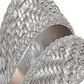 Carlos by Carlos Santana Holly Flats Microsuede Feminino Prateado Tamanho 10M