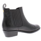 Ralph Lauren Ericka Leather Ankle Boot Feminino Preto Tamanho 8 B