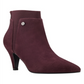 Botas femininas Bandolino Bari com palmilha acolchoada e bico fino, vermelhas, tamanho 9 M