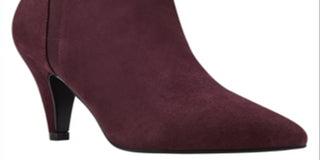 Botas femininas Bandolino Bari com palmilha acolchoada e bico fino, vermelhas, tamanho 9 M