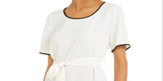 Top Alfani Feminino com Amarração na Cintura, Branco, Tamanho Pequeno