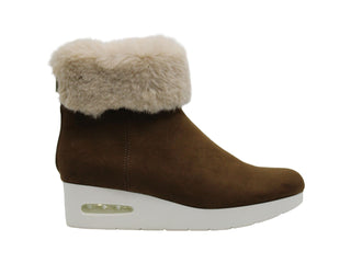 DKNY Women's Abri Wedge Bootie Brown Size 7