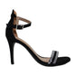 Material Girl Blaire9 Tecido Aberto Toe Feminino Ocasião Especial Preto Tamanho 6.5