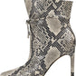 Botas sociais femininas Nine West Tirzah, pretas, naturais, tamanho 7,5 m