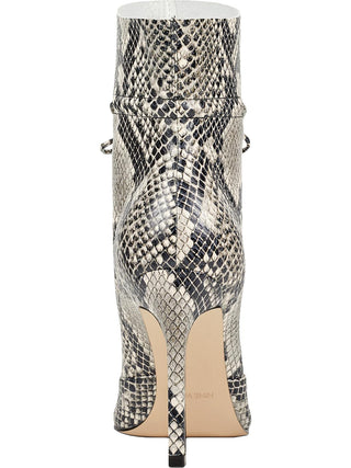 Botas sociais femininas Nine West Tirzah, pretas, naturais, tamanho 7,5 m