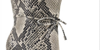 Botas sociais femininas Nine West Tirzah, pretas, naturais, tamanho 7,5 m