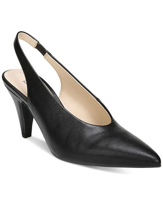 Bar III Tanya bico fino feminino, salto clássico, branco, tamanho 8M