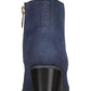Botas femininas Charter Club com bico amendoado e salto alto, tamanho 10 M, azul