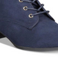 Botas femininas Charter Club com bico amendoado e salto alto, tamanho 10 M, azul