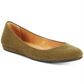 American Rag Ellie Padded Insole Flats Biqueira Redonda Feminina Verde Tamanho 8,5 W