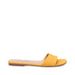 Sandália feminina Steve Madden BEV camurça mostarda tamanho 8
