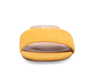 Sandália feminina Steve Madden BEV camurça mostarda tamanho 8