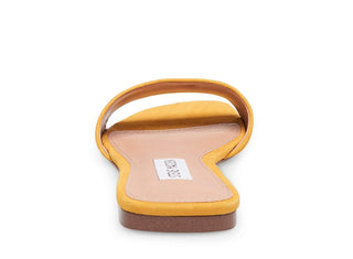 Sandália feminina Steve Madden BEV camurça mostarda tamanho 8