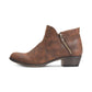 Botas femininas American Rag Abby Almond Toe na altura do tornozelo, marrom, tamanho 5 M