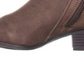 Botas femininas acolchoadas com zíper e salto bloco Wileyy Almond Toe, estilo Style &amp; Co, marrom, tamanho 8,5 M